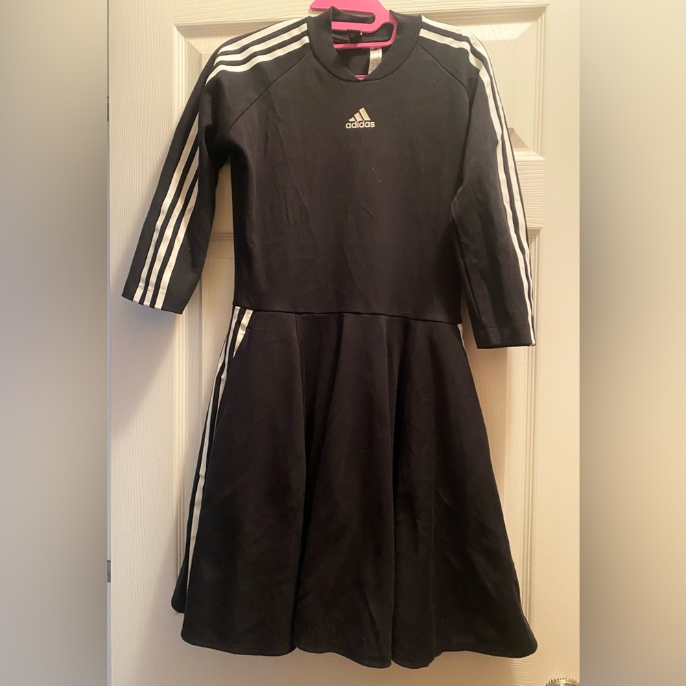 Adidas Kids Black and White Casual Dress